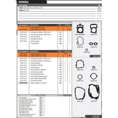 JUNTA MOTOR HONDA CG 125 FAN- TITAN 00- BROS 125 C- ORING (ALFA)