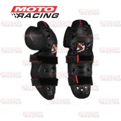 SET RODILLERAS PROFILE 2.0 NEGRA- ROJO (ACERBIS)
