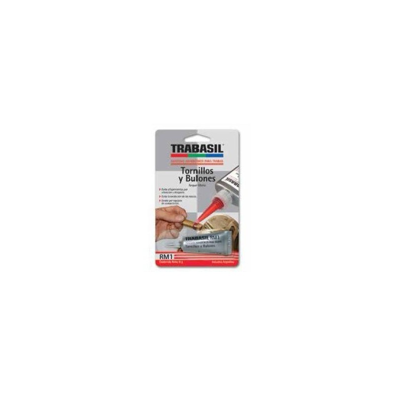 PEGAMENTO TORNILLOS Y BULONES RM1 6g TRABASIL
