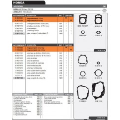 JUNTA MOTOR HONDA NX 150-  CBX 150 CADEN C- ORING