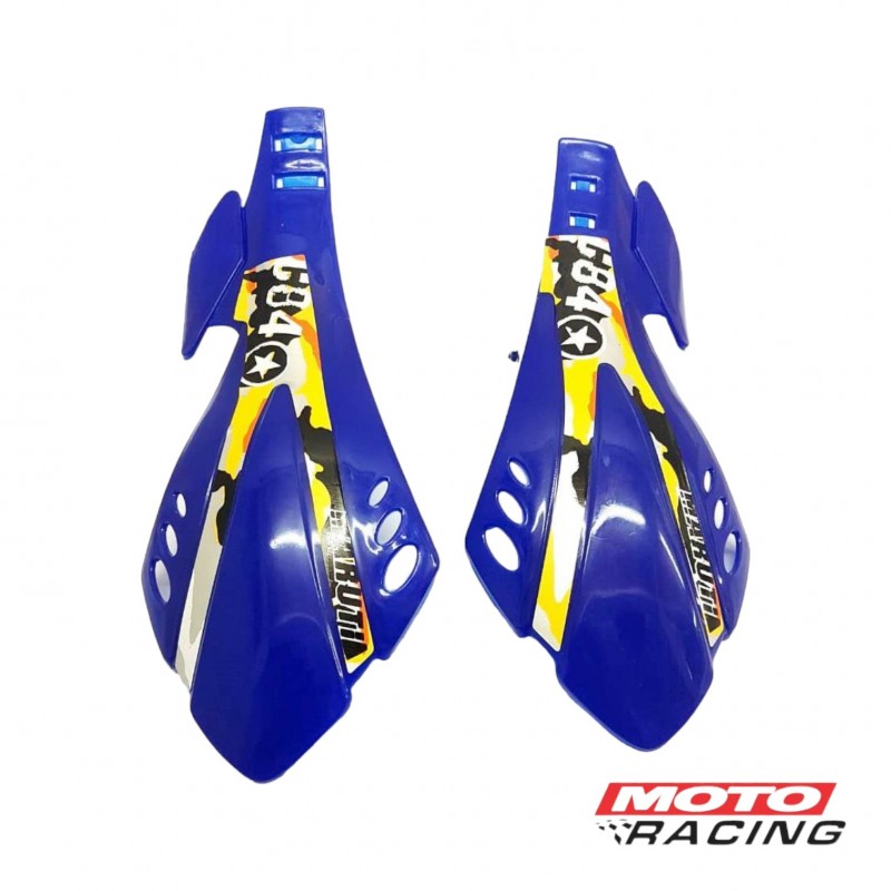 CUBRE MANOS UNIVERSAL AZUL C- KIT INSTALACION SOPORTE MANIJA