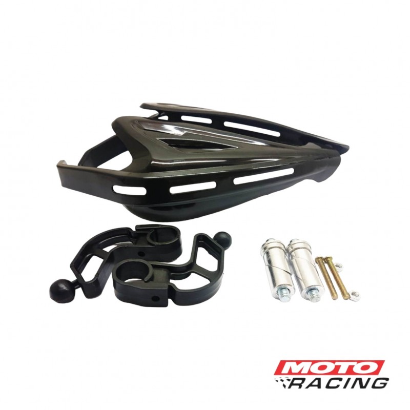 CUBRE MANOS NEGRO UNIVERSAL C- KIT INSTALACION (T-FORCE)