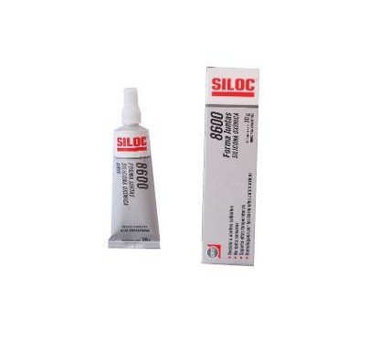 PEGAMENTO SILOC 8600 FORMA JUNTA SILICONA OXIMICA GRIS  X 30g