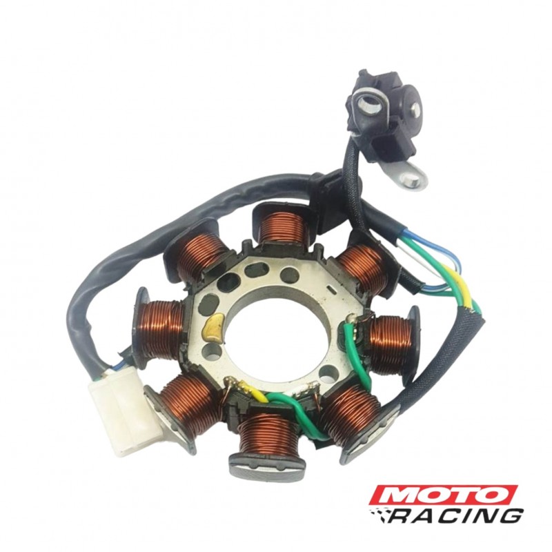 ESTATOR COMPLETO HONDA CG TITAN 150 8 POLOS (T-FORCE)