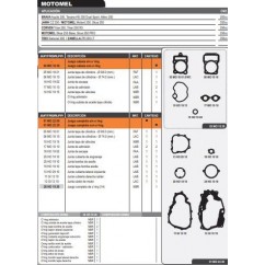 JUNTA MOTOR MOTOMEL SKUA 200/ 250 C/O'RING