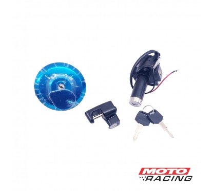 LLAVE CONTACTO HONDA TORNADO SET C- TAPA TANQUE (T-FORCE)