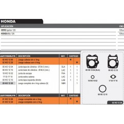 JUNTA CABEZA CILINDRO HONDA BIZ 125 S- ORING