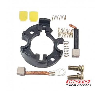 PLAQUETA PORTA CARBONES YAMAHA CRYPTON-  RAPTOR 80 (T-FORCE)