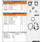 JUNTA CABEZA CILINDRO HONDA XRE 300 C/O'RING (ALFA)
