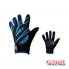 GUANTES S-5 C- TACTIL AZUL C-  NEGRO "L" (NSU)