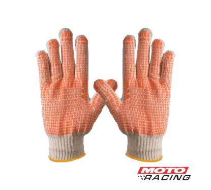 GUANTES TRABAJO MOTEADO ALGODON