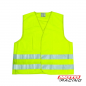 CHALECO FLUO CON REFLECTIVO AMARILLO