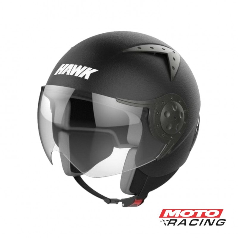 CASCO ABIERTO RS9 THICK NEGRO MATE TECTURADO "L" 60cm (HAWK)