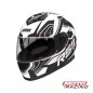 CASCO HAWK INTEGRAL RS11 REVO NEGRO -  BLANCO "XL" 62cm