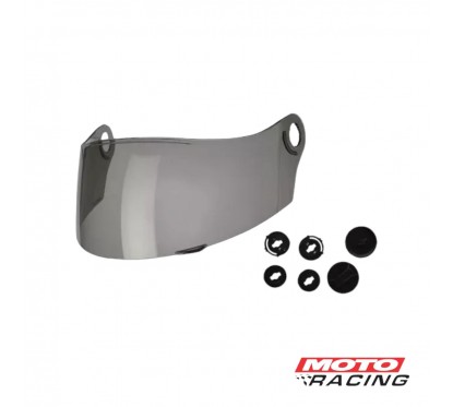 VISOR CASCO V32 C- TAPA Y TORNILLOS OSCURO (VERTIGO)