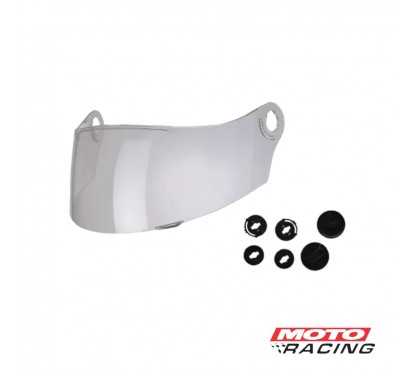 VISOR CASCO V32 C- TAPA Y TORNILLOS CRISTAL (VERTIGO)