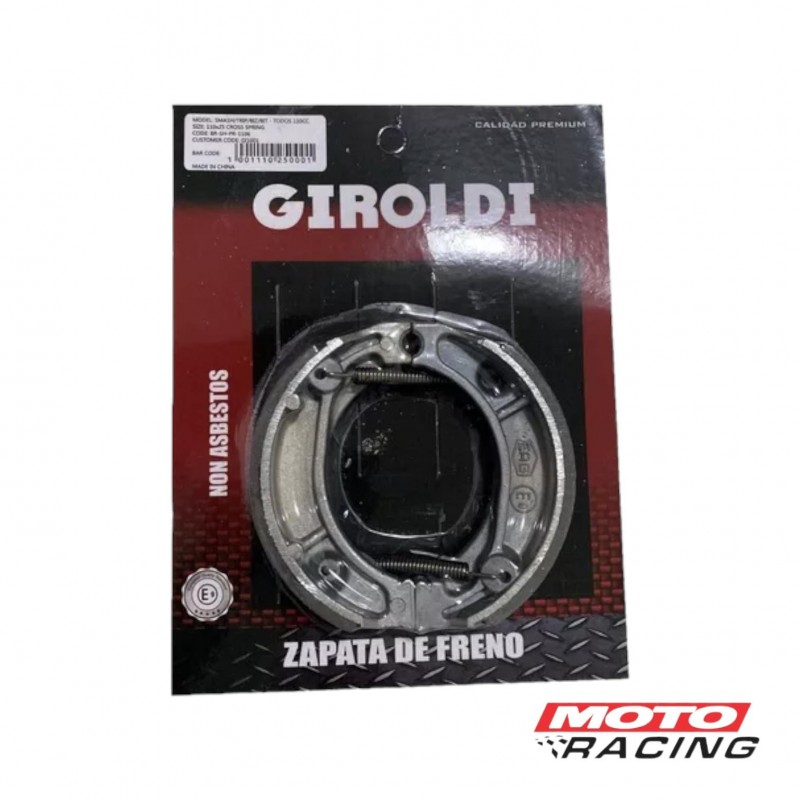 ZAPATA FRENO HONDA C-90 LUXE -  SMASH 110 (GIROLDI)