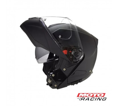 CASCO GLIDE CLASSIC NEGRO MATE REBATIBLE D- VISOR SMK "L"