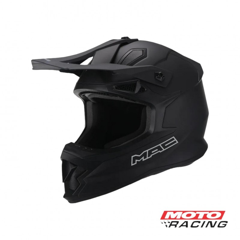 CASCO VIRTUS SOLID CROSS NEGRO MATE  "XXL" (MAC)