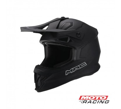 CASCO VIRTUS SOLID CROSS NEGRO MATE  "XXL" (MAC)