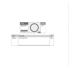JUNTA TAPA CILINDRO ZANELLA SOL 70-  NEW FIRE 70