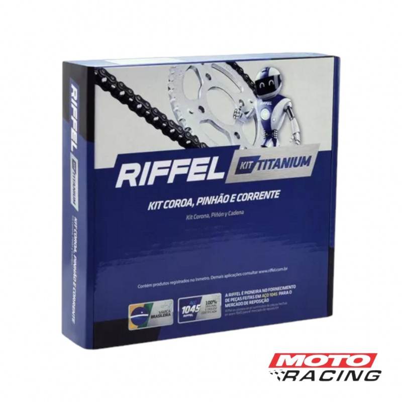 KIT TRANSMISION HONDA XR 250 TORNADO 48- 12 C- CADENA (RIFFEL)