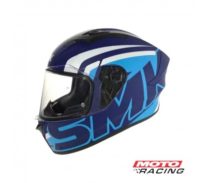 CASCO STELLAR STAGE AZUL MATE S- VISOR SMK "XL"