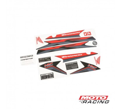 CALCOMANIA HONDA XR 250 TORNADO 18 HRC MOTO NEGRA (SPEKTOR)