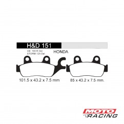 PASTILLA FRENO HONDA STORM 125 - HD151 (BOSCH)