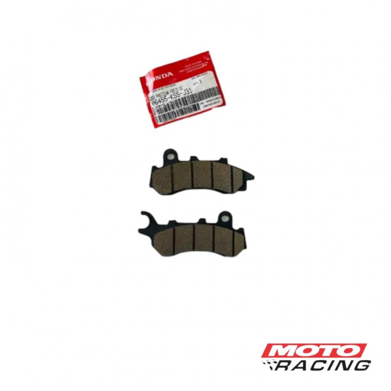 PASTILLA FRENO DEL HONDA BIZ 125 INYECCION 19 (HONDA ORIGINAL)