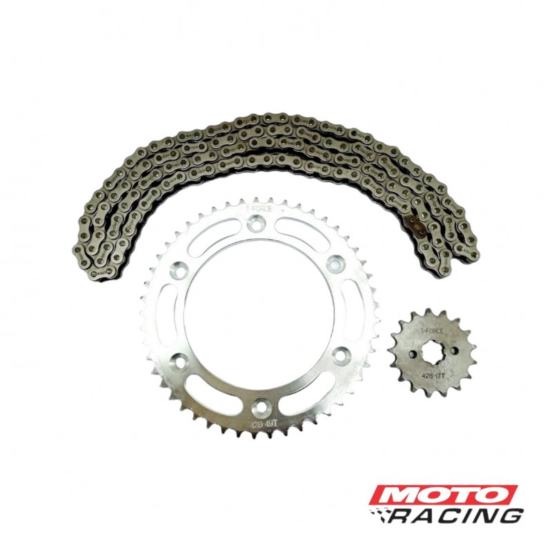KIT TRANSMISION HONDA XR 150 L Z-49- 17 C- CAD 428H (T-FORCE)