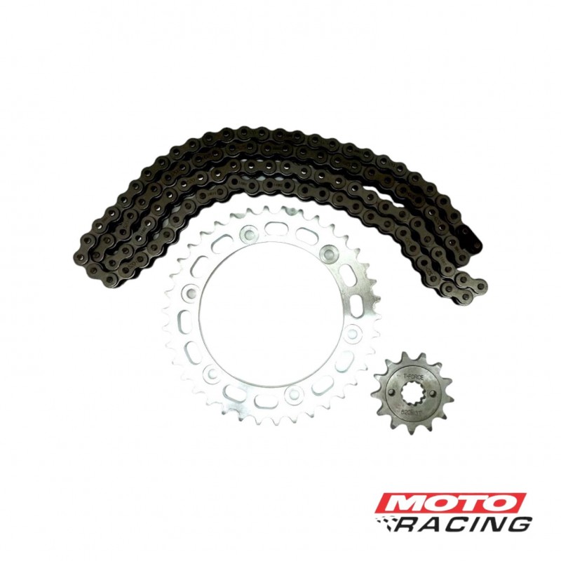 KIT TRANSMISION HONDA XR 250 TORNADO 38- 13 C- CADENA 520 (T-FOR)