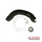 KIT TRANSMISION HONDA XR 250 TORNADO 38- 13 C- CADENA 520 (T-FOR)