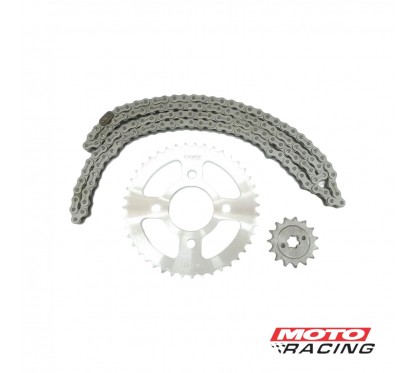 KIT TRANSMISION BAJAJ ROUSER 135 43- 15 C- CADENA (T-FORCE)