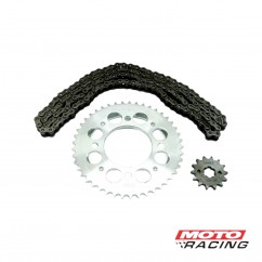 KIT TRANSMISION HONDA CB 190 R 45- 14 C- CADENA 428 (T-FORCE)