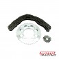 KIT TRANSMISION HONDA CB 190 R 45- 14 C- CADENA 428 (T-FORCE)
