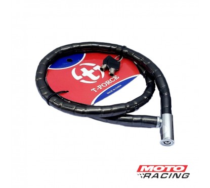 CANDADO LINGA 18x1200mm NEGRO (T-FORCE)