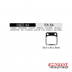 PASTILLA FRENO CG 125 TITAN- FAN- TITAN 150- RX 150- HD44 (DIAFRAG)