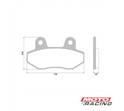PASTILLA FRENO YAMAHA FZ 16- SZR 150- HONDA WAVE 110S (FRAS-LE)