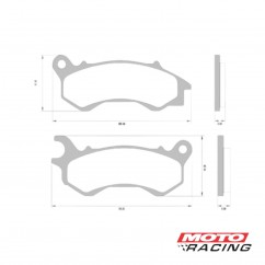 PASTILLA FRENO DELANTERO HONDA PCX 150 (FRAS-LE)