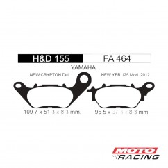 PASTILLA FRENO YAMAHA CRYPTON NEW-  NEW YBR 125 -  XTZ 250 FA464