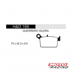 PASTILLA FRENO GUERRERO GXR 250 TRASERA