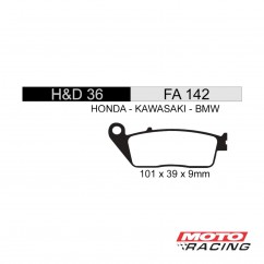 PASTILLA FRENO HONDA CBR 1000 -  VFR 750 DEL FA196 (HD)