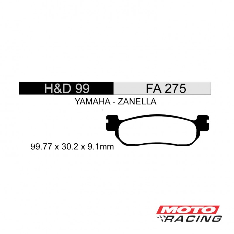 PASTILLA FRENO YAMAHA CRYPTON T-105-  XT 225 FA275