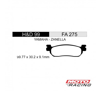 PASTILLA FRENO YAMAHA CRYPTON T-105-  XT 225 FA275
