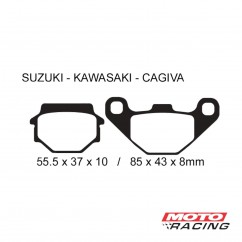 PASTILLA FRENO SUZUKI KLR 650-GN 125 TRASERO (STD)