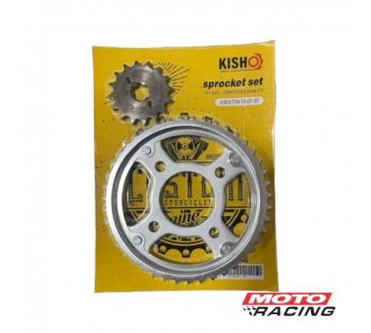 CORONA Y PIÑON HONDA CG 150 TITAN 43- 16 C- PROTECTO (KISHO)