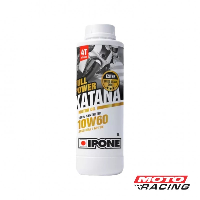 ACEITE KATANA FULL POWER SINTETICO C- ESTER 4T 10w60 1lts IPONE