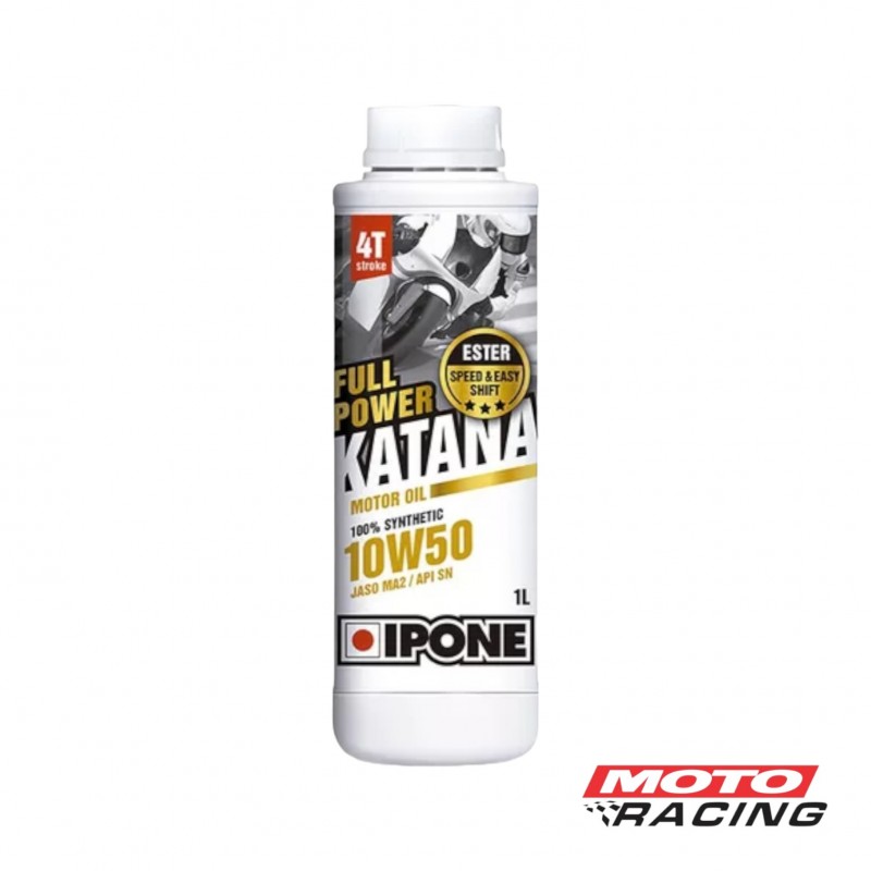 ACEITE KATANA FULL POWER SINTETICO C- ESTER 4T 10w50 1lts IPONE