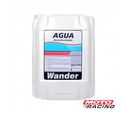 AGUA DESMINERALIZADA WANDER X20Lts.